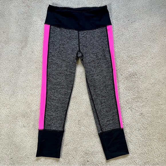 Victorias Secret 2-piece Set Sport Active Tank Top Push-up Bra Leggings Pink XS - Picture 6 of 10